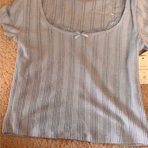 Women’s Light Blue Knit pajamas set